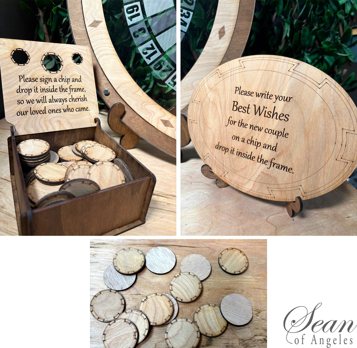 WHEEL OF WISHES Roulette Guest Book