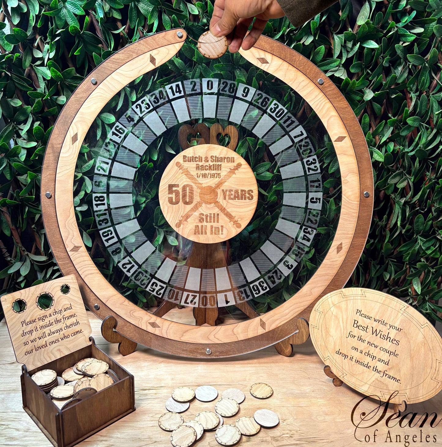 WHEEL OF WISHES Roulette Guest Book