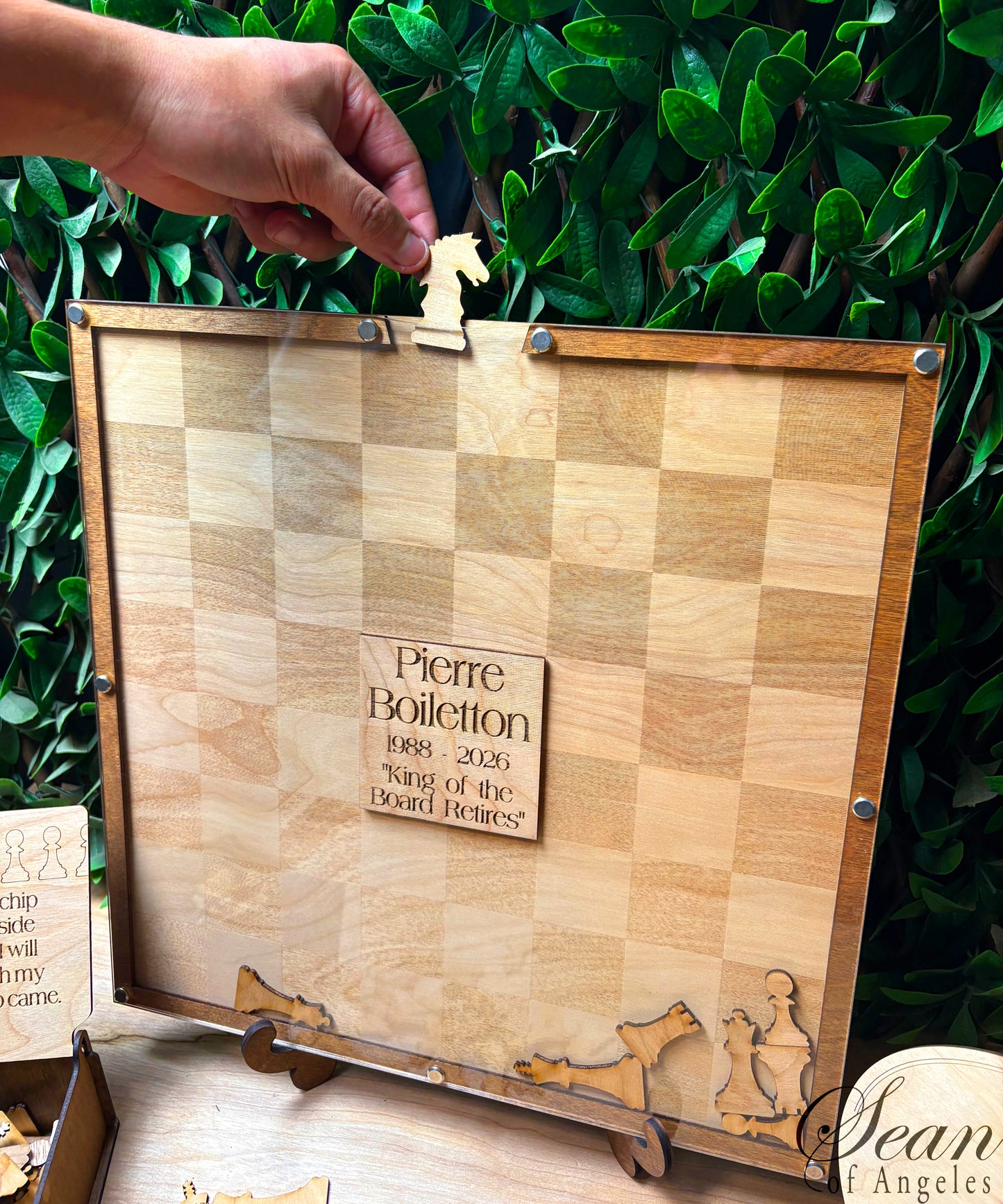 Chessboard Guest Book For Chess Master