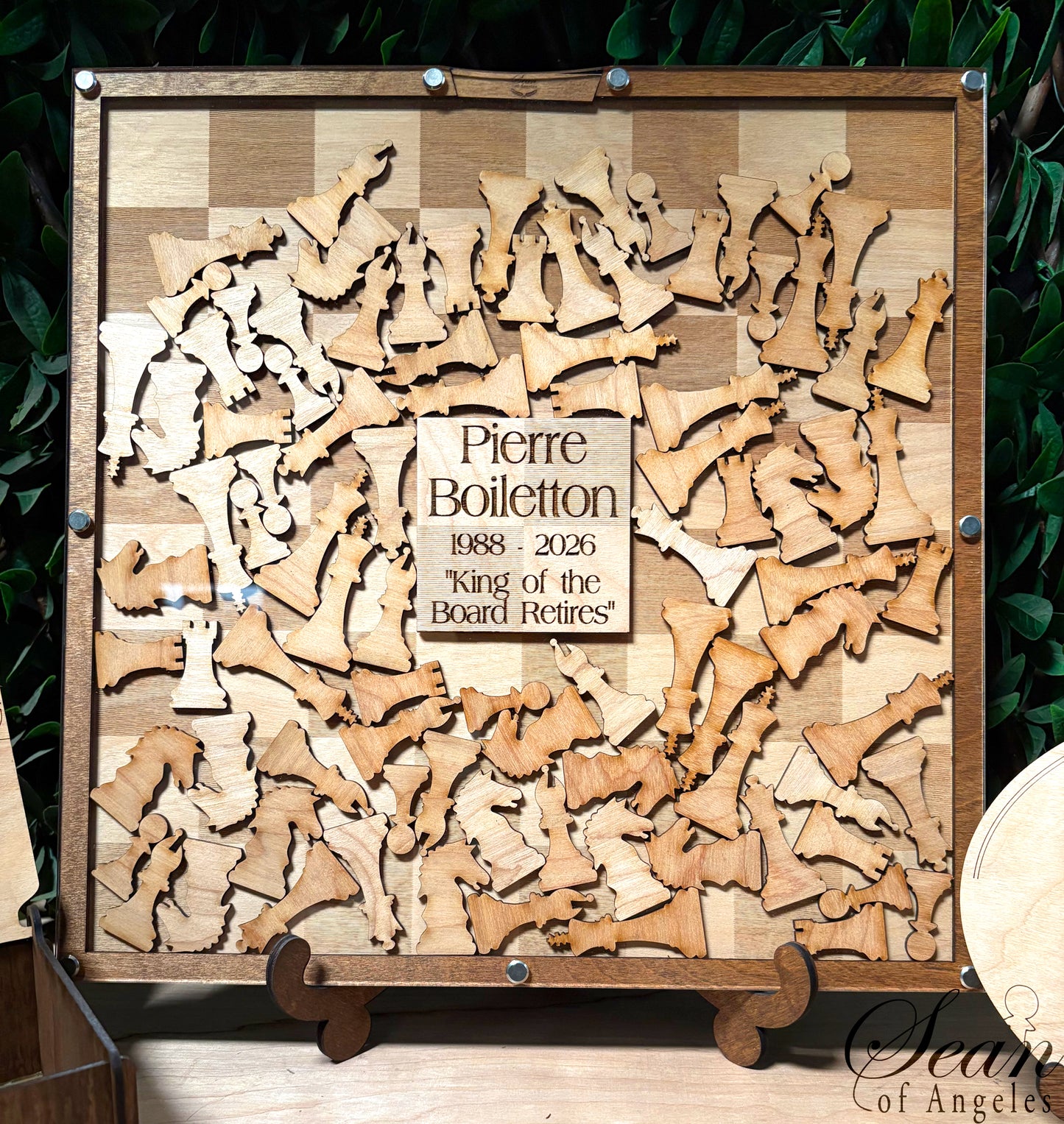 Chessboard Guest Book For Chess Master