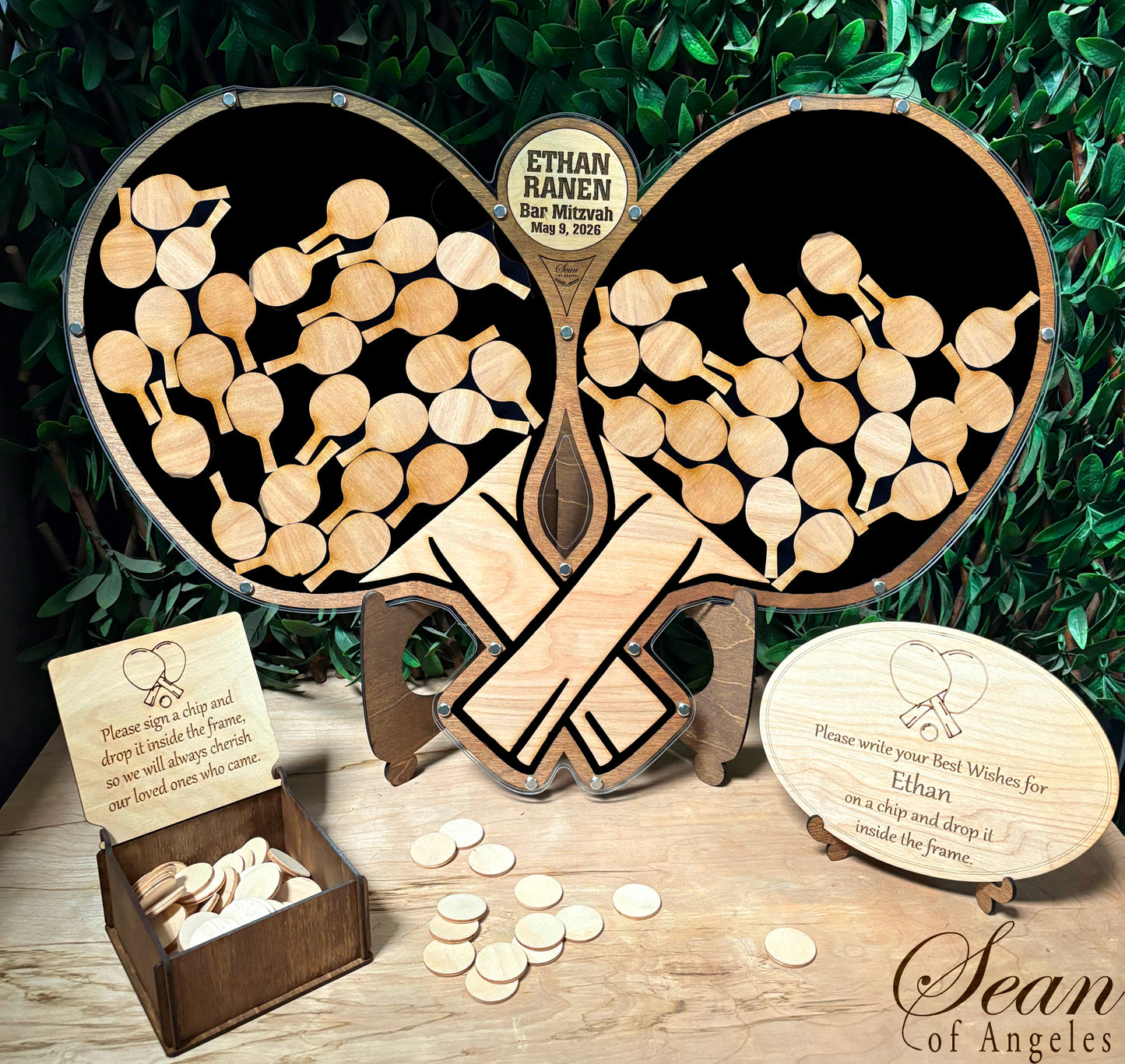 Ping Pong Rackets | Table Tennis Guest Book