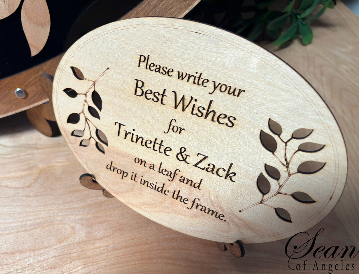 Oval "Tree of Life" Guest Book Alternative