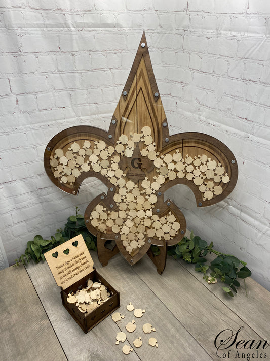 Fleur-De-Lis Football Guest Book