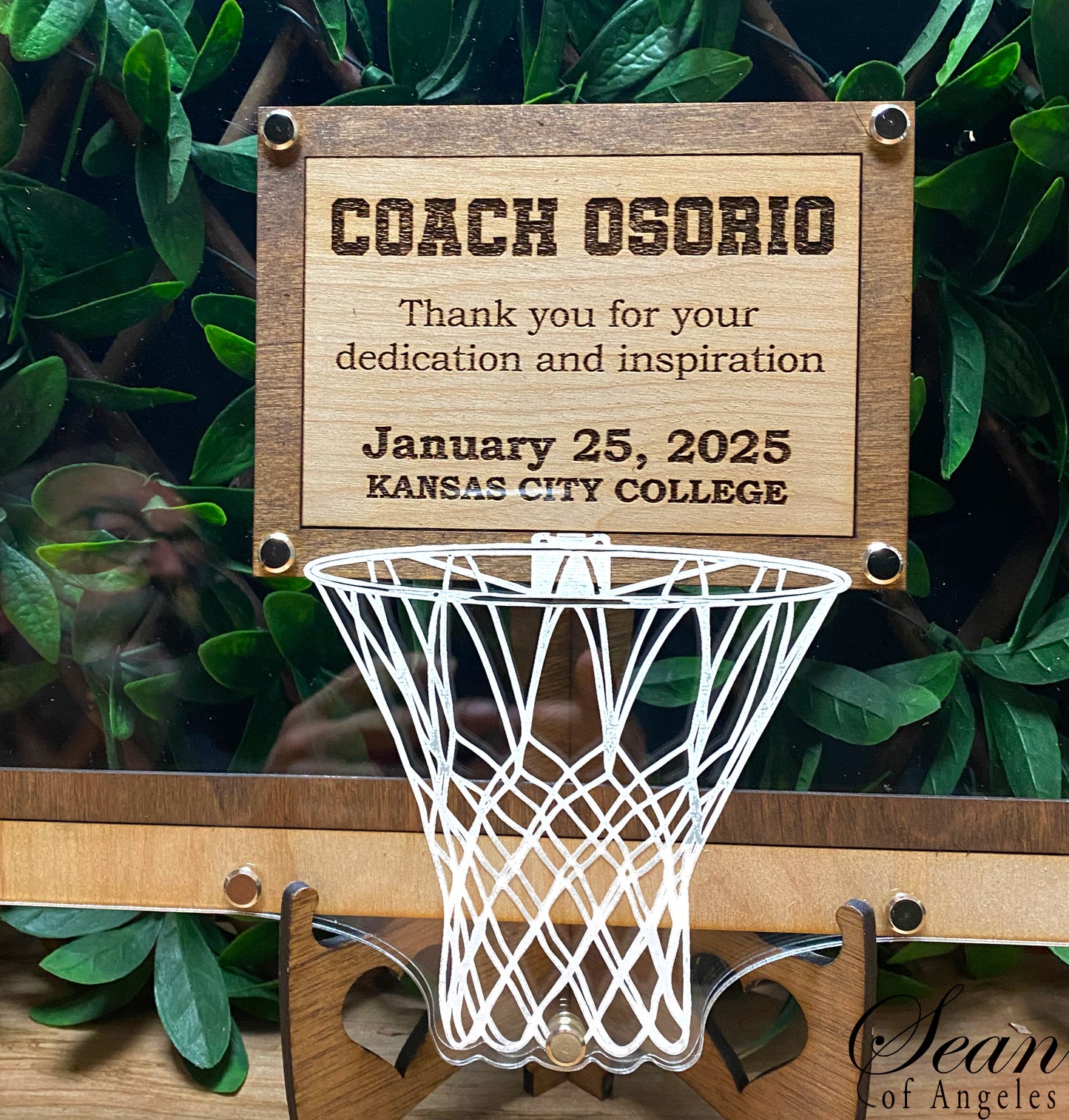 Basketball Hoop/Backboard Guest Book