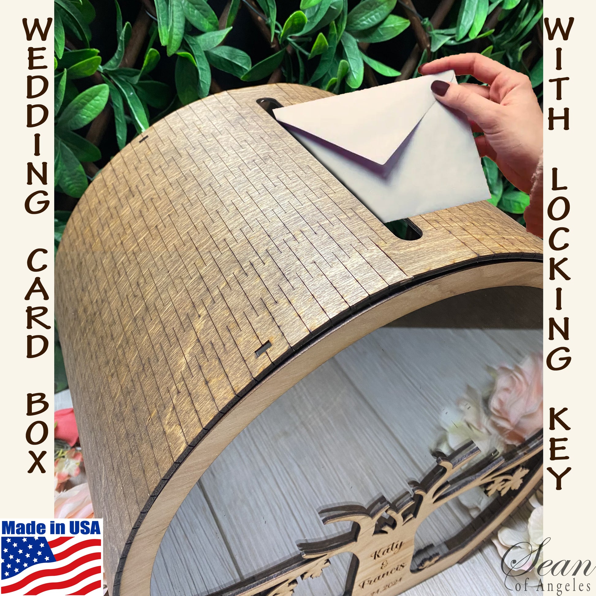 Lockable Card Box Wedding