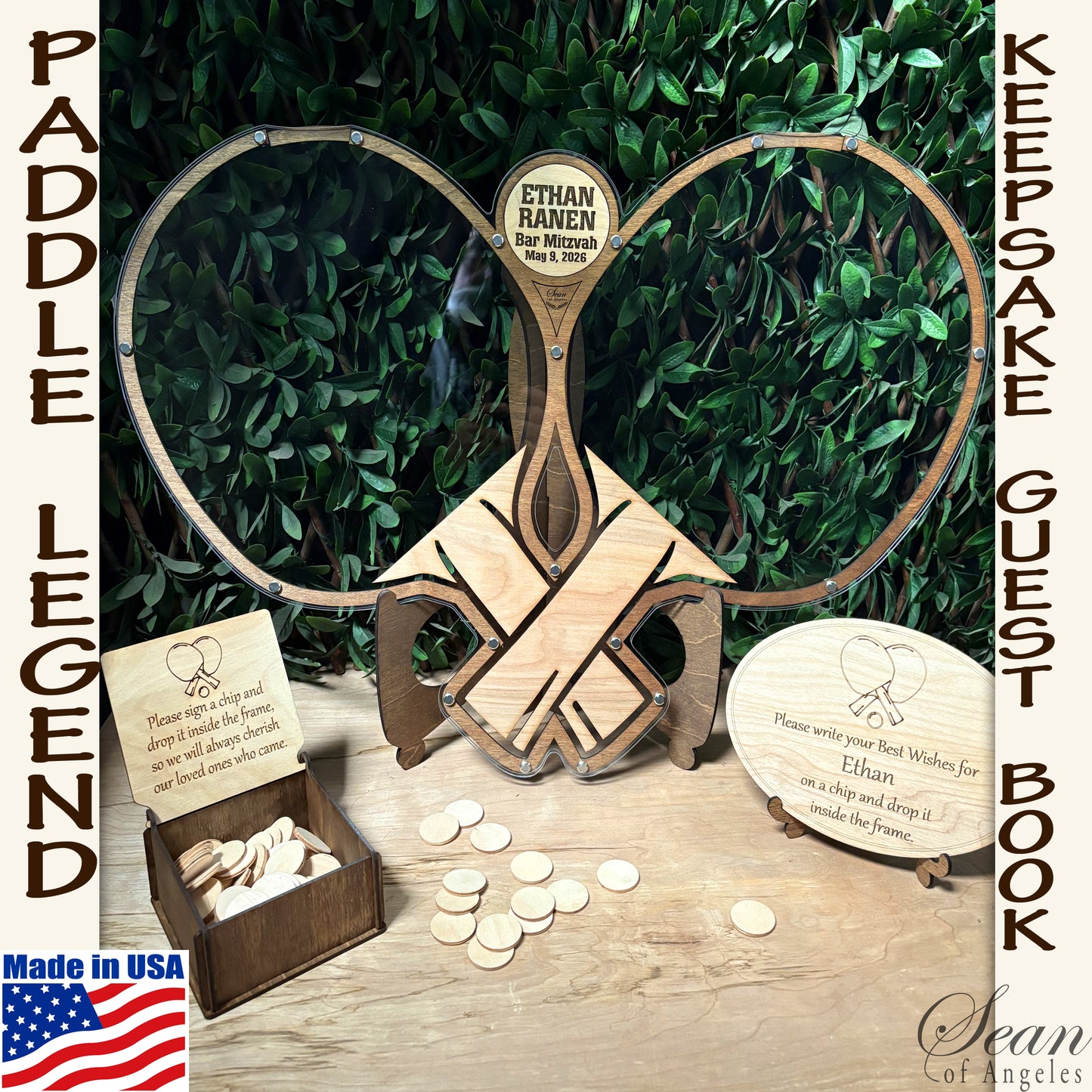 Ping Pong Rackets | Table Tennis Guest Book