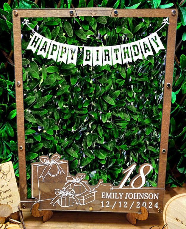 Birthday Banner Guest Book